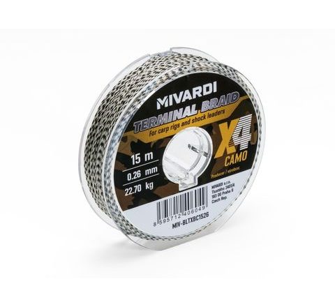 Mivardi Šnúra Terminal X4 braid camo 15m