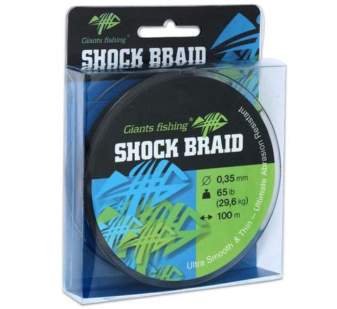Giants Fishing Pletená šnúra Shock Braid Green 100m