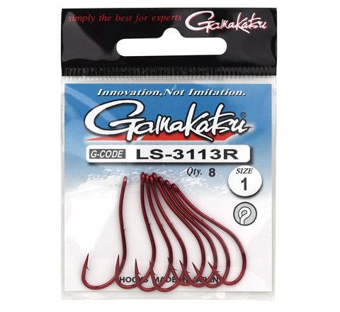 Gamakatsu Háčky LS-3113R New Label Hooks Red