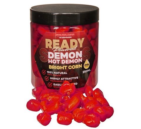 Starbaits Partikl Ready Seeds Hot Demon Bright Corn 250ml