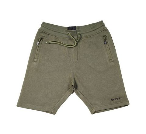 Sonik Kraťasy Green Fleece Shorts