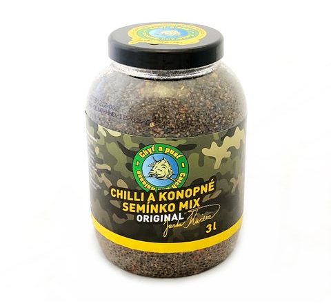 Chyť a pusť Konopné semínko Chilli Original 3l