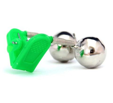 Hell-Cat Rolnička dvojitá s klipem zelená 1ks