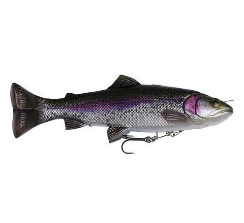 Savage Gear Gumová nástraha 4D Line Thru Pulsetail Trout SS Rainbow Trout