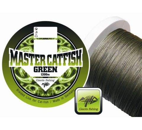 Giants Fishing Šňůra Master Catfish Green 0,80mm 1m