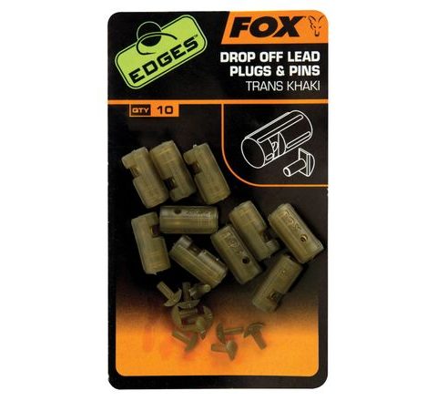 Fox Insertní vložky do olov Edges Drop Off Lead Plug and Pins 10ks