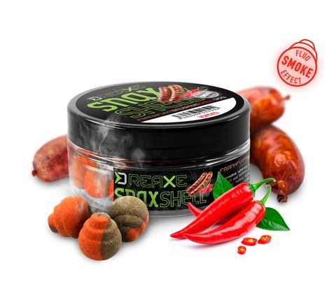 Delphin Nástraha D Snax Shell Frankfurtská klobása-Chilli 30g