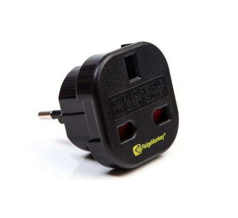 RidgeMonkey Adaptér k nabíjačke Vault UK 3 Pin to EU 2 Pin Adaptor