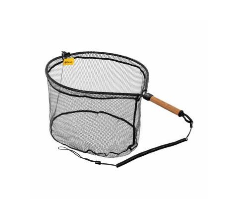 Fencl Muškařský podběrák King XL Natur s pogumovanou sítí a magnetem