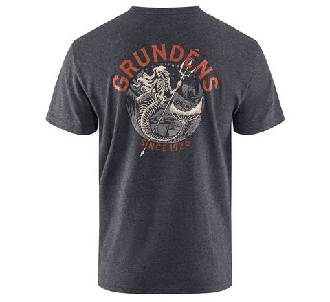 Grundéns Triko Dead Reckoning SS T-Shirt Heather Charcoal