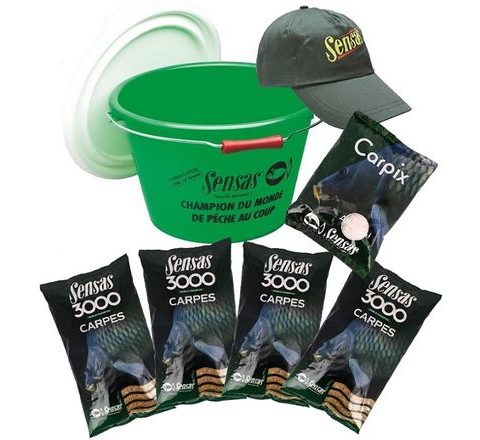 Sensas Akční kbelík s krmením Kapr