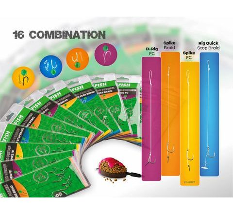Zfish Návazec Method Feeder D-RIG 5ks