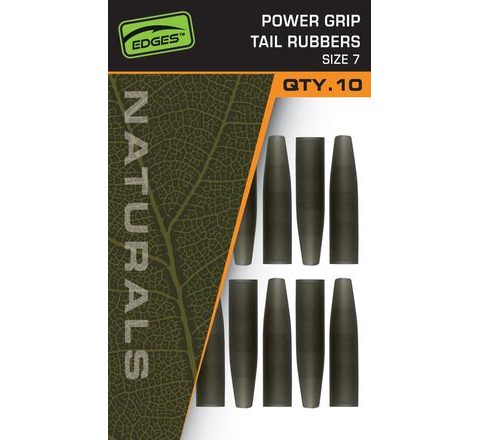 Fox Převleky Edges Naturals Power Grip tail rubbers size 7 10ks