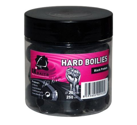 LK Baits Boilie Lukáš Krása HARD Boilies Black Protein 250ml