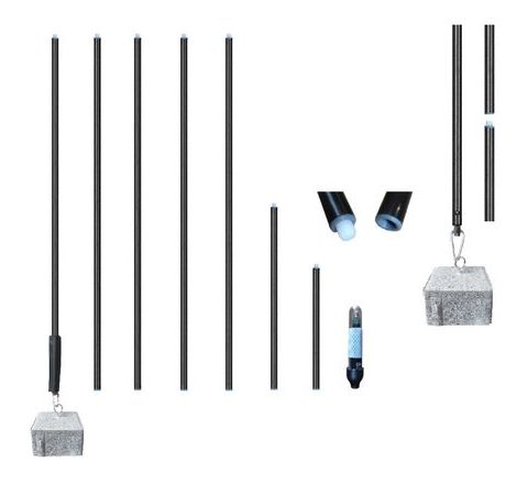 Daemons Sklopná tyčová bójka 05 R1 s LED elektronikou a s betonovou kotvou