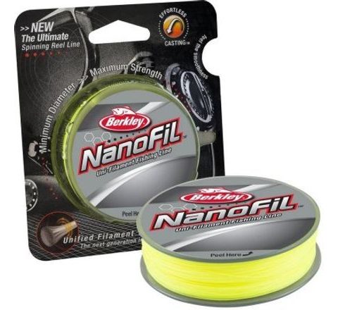 Berkley Vlasec Nanofil Hi-Vis Chart 125m