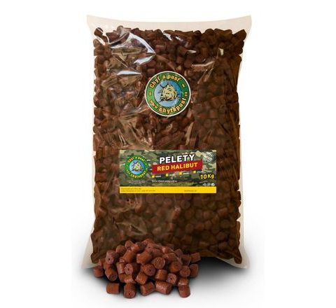 Chyť a pusť Pelety RED Halibut 10kg