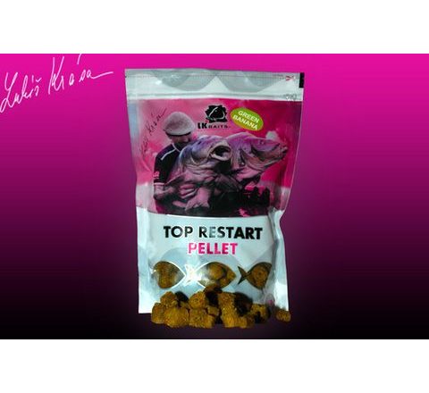 LK Baits Pelety Top ReStart Green Banana 1kg