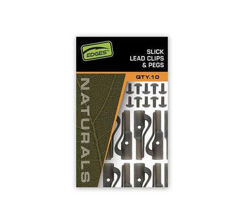 Fox Závěsky Edges Naturals Slik Lead Clip + Pegs 10ks