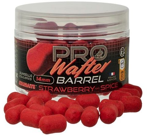 Starbaits Boilies Wafter Strawberry Spice 14mm 50g