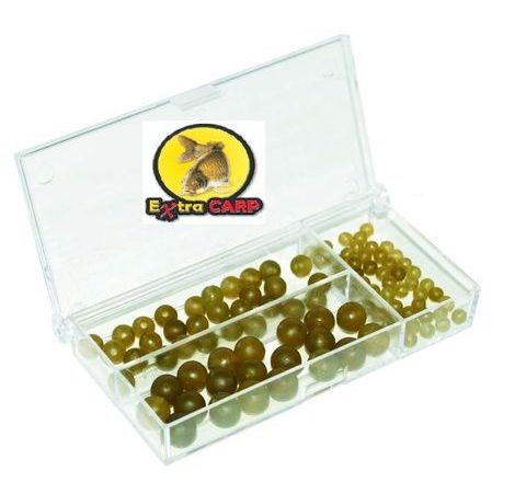 Extra Carp Sada gumových korálků Rubber Beads Set 100ks