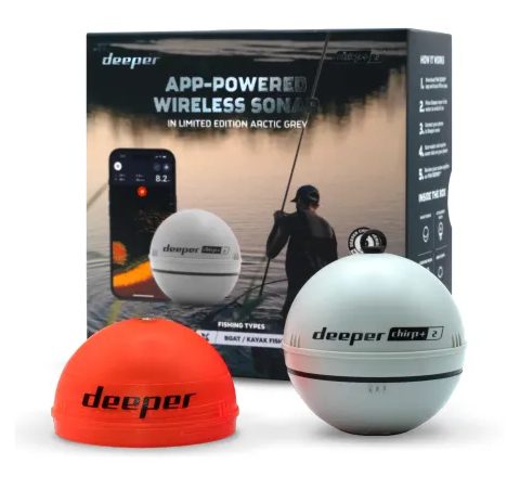 Deeper Nahazovací sonar Fishfinder CHIRP+ 2 Arctic Grey Limited Edition