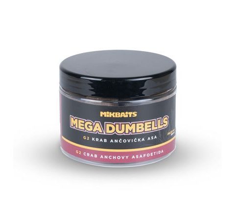 Mikbaits Gangster Mega Dumbells G2 Krab Ančovička Asa 24x30mm 500ml