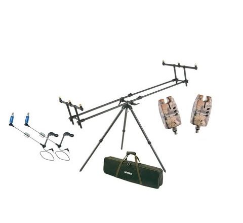 Mivardi Stojan Tripod Premium + ZDARMA 2x Sounder EASY CAMO a 2x Swingarm No.130
