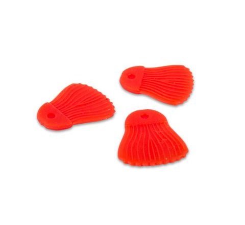 Fox Rage Predator Imitace ploutve Bait Fins Red 25ks