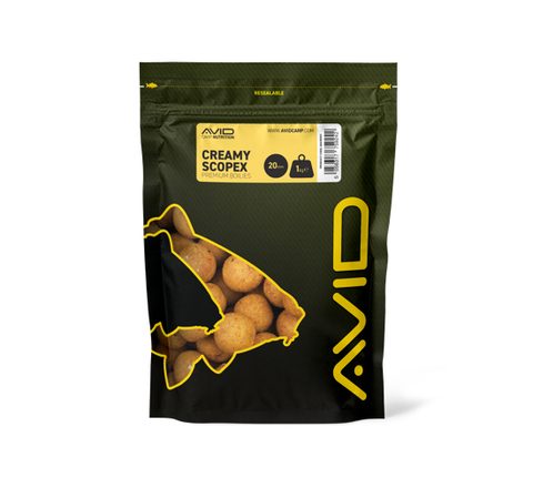 Avid Boilies Premium Krémový Scopex 1kg