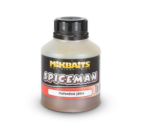 Mikbaits Spiceman booster Kořeněná játra 250ml