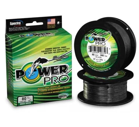PowerPro Pletená Šňůra PowerPro Moss Green