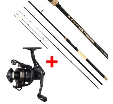 Giants Fishing Prut Radiant MX Feeder 3.0m 50-100g + Naviják Deluxe FD 2000