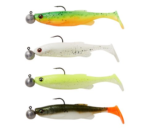Savage Gear Gumová nástraha Fat Minnow T-Tail RTF Sinking Darkwater