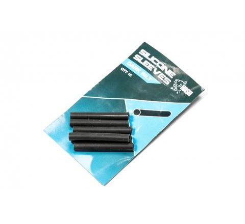 Nash Hadičky Silicone Sleeves Dark Silt 15ks