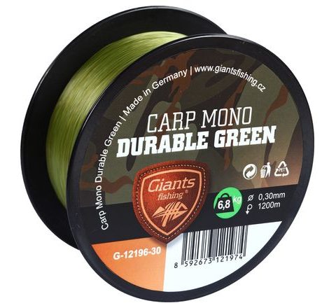 Giants Fishing Vlasec Carp Mono Durable Zelený