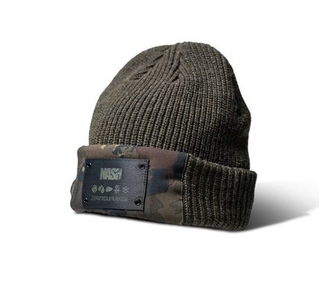 Nash Zimní čepice ZT Woolly Hat Camo Panel