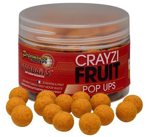 Starbaits Plovoucí boilies Pop Up Crayzi Fruit 50g