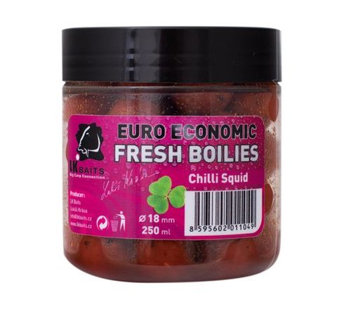 LK Baits Fresh Boilies Euro Economic 18mm 250ml