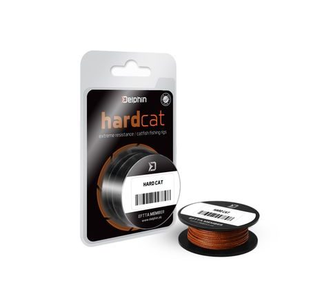 Delphin Náväzcová šnúra Hard Cat červeno-hnedá