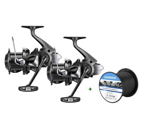 Shimano Naviják Aerlex XTC 14000 2ks + Vlasec Technium PB 0,28mm Zdarma