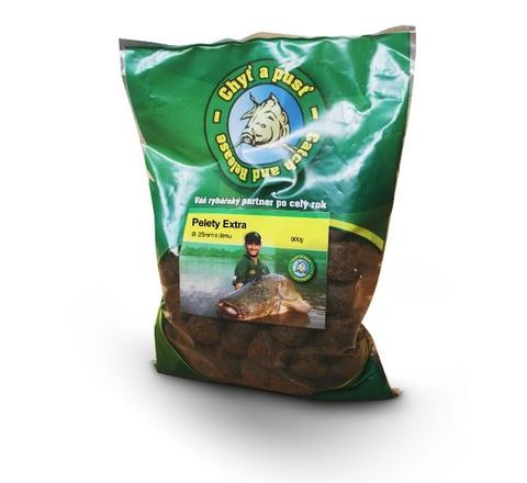 Chyť a pusť Pelety Extra 25mm 900g