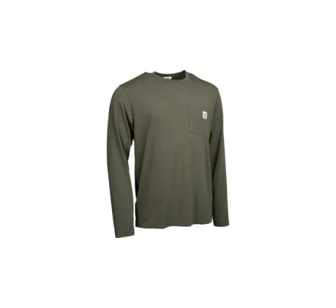 Nash Triko Make It Happen Carp Logo Long Sleeve T Shirt Green