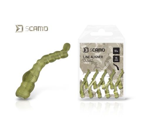 Delphin Vlasové rovnátko sCAMO Clamz 10ks