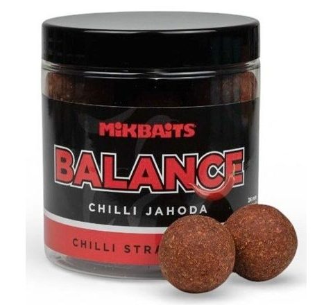 Mikbaits Boilies Chilli Chips Balance Chilli Jahoda 250ml