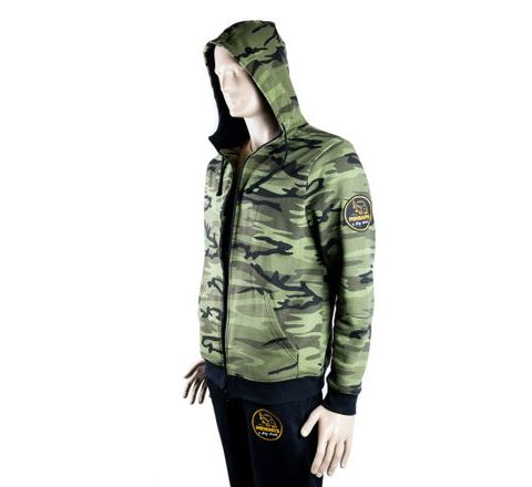 Mikbaits Mikina Zip up camou