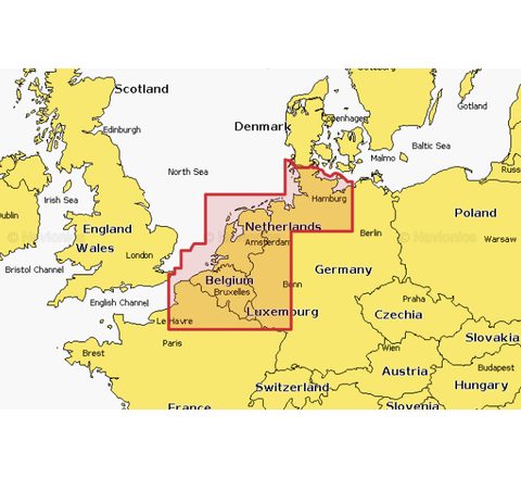 Navionics+ Mapy Benelux