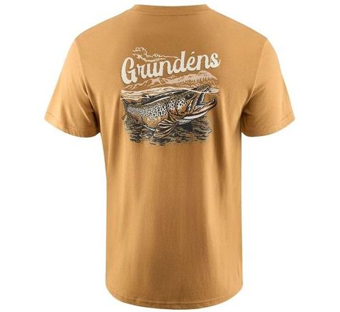 Grundéns Triko Leroy Brown SS T-Shirt Whiskey