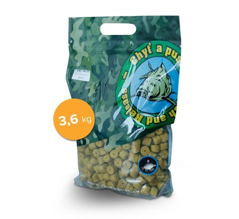 Chyť a pusť Pelety kukuřičné CSL s dírou 3,6kg