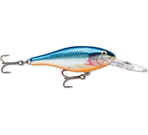 Rapala Wobler Shad Rap Deep Runner Strieborná Modrá